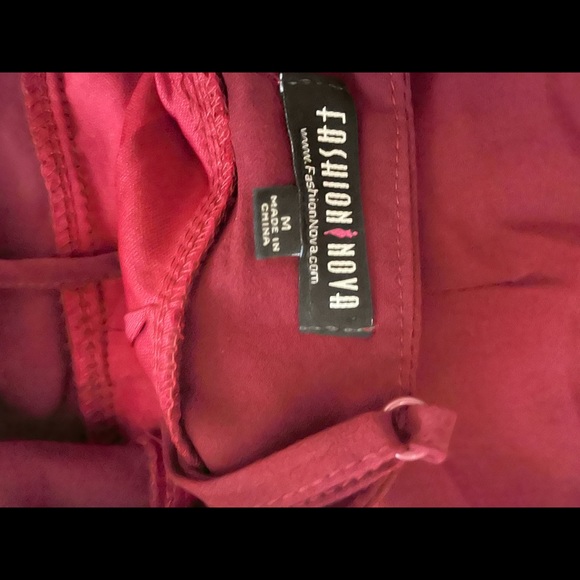 Burgundy jumpsuit - Picture 8 of 8